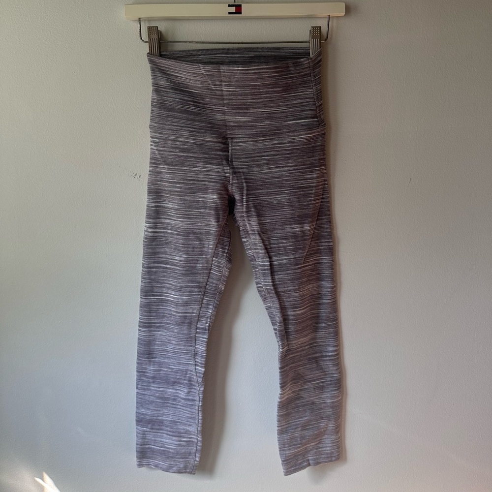 Lululemon Cropped Gray Leggings